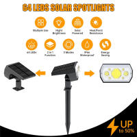 Lámpara De Punto De Luz Solar LED 64 LED Para Jardín Exterior Impermeable 3 Modos Luz De Pared Para Puerta Garage - details 8