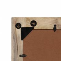 vidaXL Espejo de baño madera maciza de acacia y vidrio 50x70x2,5 cm - details 6
