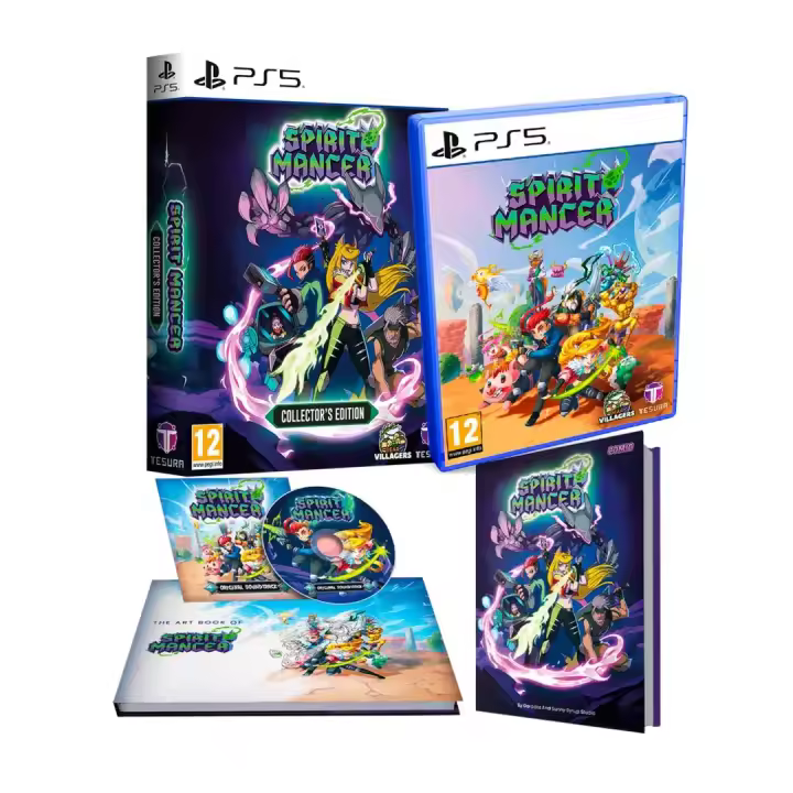 SPIRIT MANCER COLLECTORS EDITION PS5 PAL ESPAÑA NUEVO FISICO PRECINTADO - Videotec - 1
