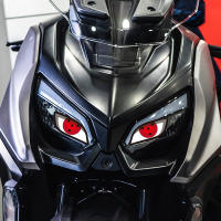 Pegatina De Ojos Demonio Para Motocicleta Impermeable Adhesivo Para Faros Tanque De Combustible Casco Patinete Eléctrico Vinilo Decorativo - details 2
