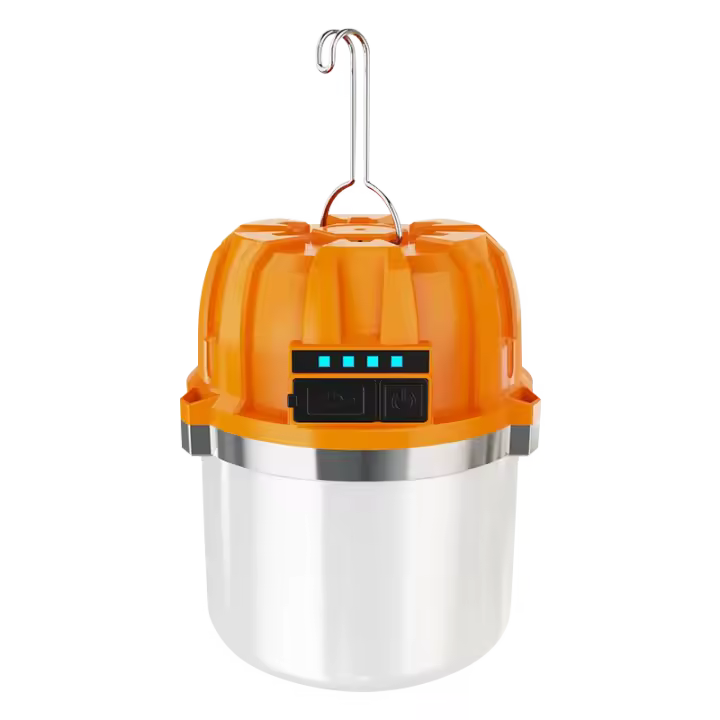 Lanterna Portátil LED 500W Recargable Con Pantalla De Energía Para Camping Pesca Y Emergencias Luz De Búho ABS Fuente De Alimentación Lithium Metal - 1