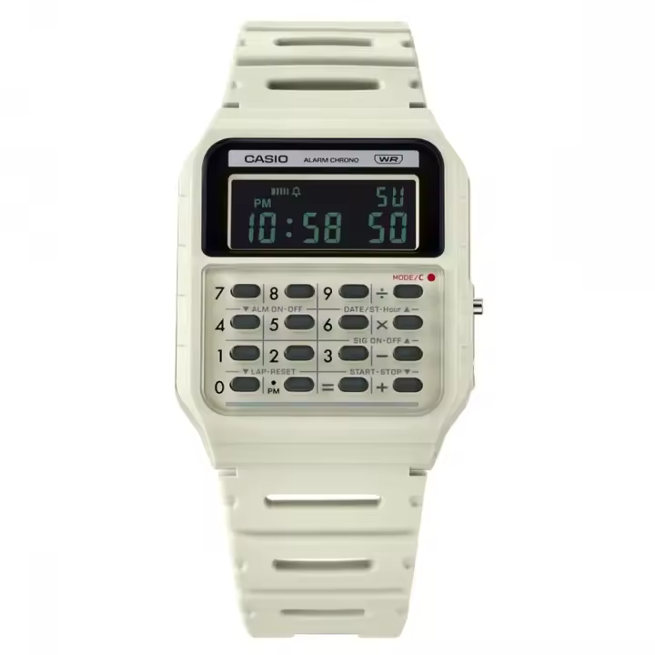 Reloj Casio Calculadora CA-53WB-8B-Alarma-Diseño Cronómetro Retro, Función de Calculadora - 1