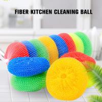 10PCS Bola De Limpieza Para Cable De Plástico Cepillo De Limpieza De Olla Herramientas De Limpieza De Cocina Reutilizables Para Lavado De Platos - details 11