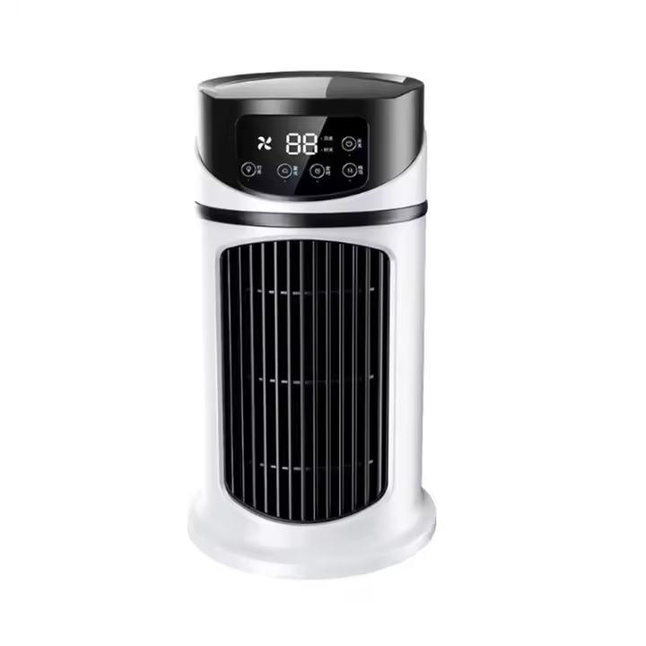 Aire acondicionado portátil para el hogar, mini-refrigerador de aire para Oficina, 6 engranajes, color Negro y Blanco - 1