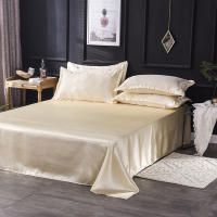 Sábana De Satén Con Fundas Para Almohada Y Colchón Conjunto De Cama Falso Seda Tamaño Full Queen King Para Decoración De Dormitorio - details 5