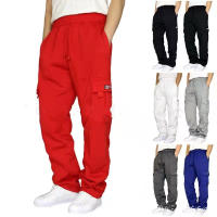 Nuevos Pantalones Deportivos Largos Para Hombres Y Mujeres 2024 Pantalones De Correr Sueltos Y Suaves De Fleece Para Otoño E Invierno Talla Verdadera Color Variado - details 8