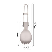 Cuchara Plegable De Titanio Puro Para Camping Y Pícnic Cuchara Y Cucharón De Aleación De Titanio Portátil Resistente Al Agua Hirviendo - details 8