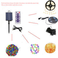 Kit De Caja De Batería Solar 3.7V1200MAH Con Panel De Luz Y Control Remoto Para Cadena De Luces LED DC 24V Decoración - details 7