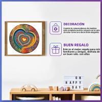Rompecabezas De Madera Con Patrón De Amor Y Formas Irregulares De Animales Juguete De Alivio Del Estrés Regalo De Navidad Para Niños Y Niñas - details 0