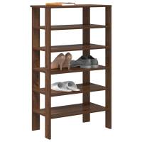vidaXL Mueble zapatero madera contrachapada 61x32x105 cm en color Negro/Gris hormigón/Roble artisan y más | almacenamiento funcional diseño moderno para baño dormitorio sala - details 4