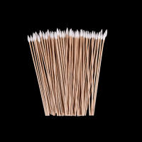 100Pcs Palitos De Tinta Para Cejas Y Uñas Cotonpicks De Madera Con Punta Puntiaguda Para Maquillaje Y Tatuaje Desechables - details 2