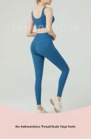 Leggings De Yoga Para Mujer Cintura Alta Sensación De Naked Fitness Running Ciclismo Ropa De Gimnasio Deporte Verano Talla True Fit Pantalones De Pierna Larga Material Nylon Spandex - details 0