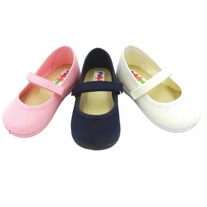 Mercedita Clasica De Niña Velcro - 1