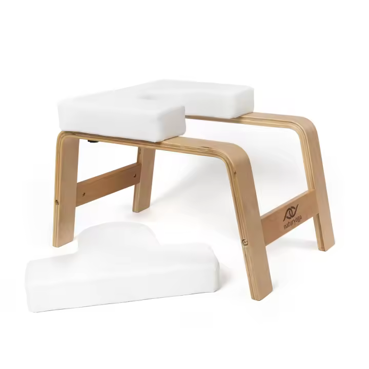 Naturyoga l Silla para posturas Invertidas de Yoga l Estabilidad l Resistencia l Madera Natural - 1