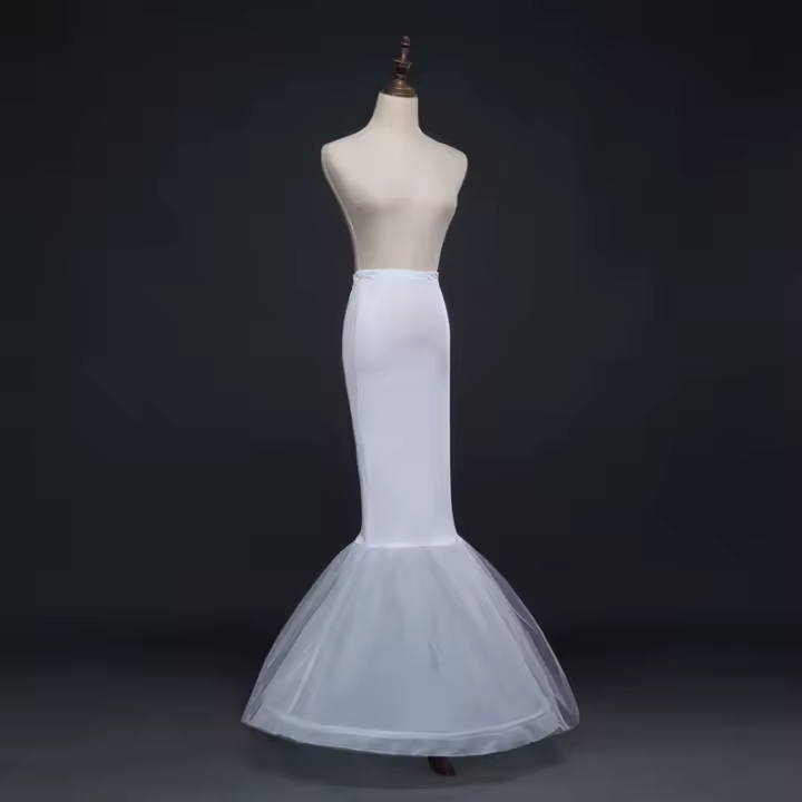 Nueva Llegada De Mermaid Petticoat Sótano De Boda Lolita Vestido Novia Accesorios De Boda Sótano De Poliéster Técnica De Crocheteado - 1