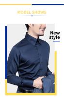Camisa De Encaje Para Hombre Talla Grande Moda Casual Negra Roja Azul Marfil Estilo Ingles Slim Fit Con Rayas Para Trabajo Y Social - details 8