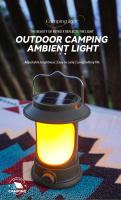 Lámpara De Camping Retro Portátil Lanternas Solares/Carga Tipo-C Luz De Emergencia Para Colgar En La Tienda De Acampar Y Escalada Al Aire Libre Jardín - details 1