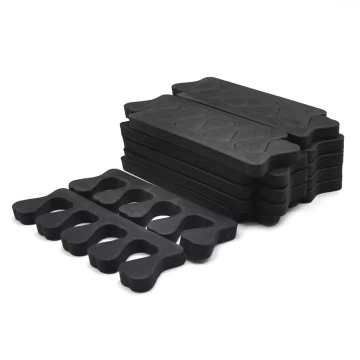 JEARLYU Herramientas De Manicura Y Pedicura 50pcs (25Pares) De Separadores De Dedos Para Uñas Y Pies Esponja De Cuidado De Pies Material EVA - 1