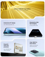 POCO C85 4G Smartphone,128GB/256GB,6000mAh battery,MediaTek Helio G81-Ultra,6.9",120Hz display,50MP Camera,IP64,Wi-Fi, Bluetooth 5.4,33W fast charging,Support Multi-Language and Google Play,1600x720 Dot Drop display - details 1