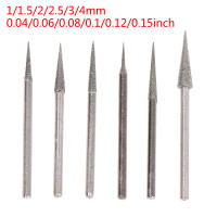 6Pcs Cabezas De Pulido De Diamante 1-4mm Herramientas De Grabado Y Carving Con Boquilla De 2.35mm Para Trabajo Manual - details 5