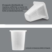 Juego De Alimentador De Acuario Con Ventosa Para Peces Y Cucarachas Rojas Tapered Hopper Basket De Plástico Para Alimentación De Tanque De Peces - details 4