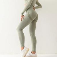 Leggings Deportivos Sin Costuras Para Mujer Cintura Alta Elástica Sólida Yoga Gimnasio Entrenamiento Pantalones De Correr Accesorios De Gimnasio - details 13