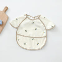 Baberos Para Bebés PU Suave Impermeable Sin Mangas Dibujos Animados Antipolvo Ropa De Comer Para Niños Y Niñas Edad 1-3 Años - details 8