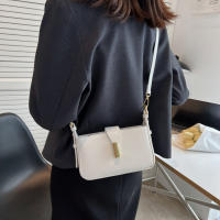 Bolso De Mano De Moda Cuadrado Tendencia Bolso Cruzado Con Correa Ajustable De Cuero PU Satchel Monedero Para Mujer - details 9