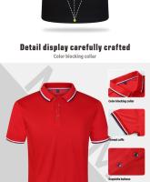 Camisa Polo Corta De Verano Para Hombres Estilo Casual Gran Talla Uniforme De Negocio Transpirable Con Botones Para Oficina - details 3