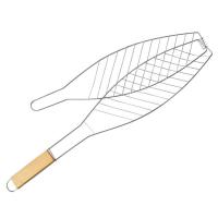Cesta De Asado Para Pescado Flexible Con Red Antideslizante Y Mango Plegable Herramienta De Barbacoa Portátil Para Camping Mesh Para Hamburgesas - details 0