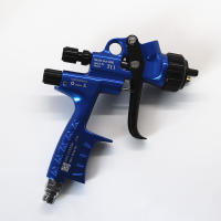Pistola De Pintura Ntools Edición Limitada Azul LVLP Con Boquilla De 1.3mm Y Tanque Para Coche Diseño Nuevo Pistola De Aire Sprayer - details 5
