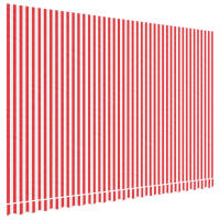 vidaXL Toldo de lona 450x300 cm Color Azul y blanco, Crema, naranja y blanco Protección Rayos UV para Terraza Patio Exterior Jardín - details 4