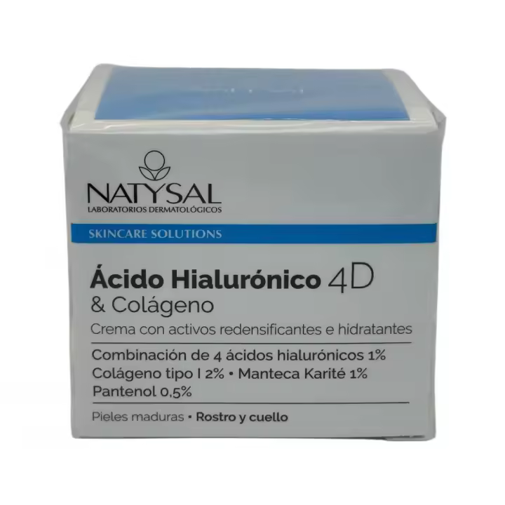 Crema Ácido Hialurónico 4D & Colágeno de Natysal - 1