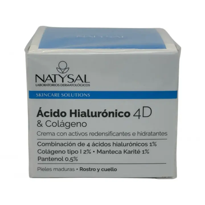 Crema Ácido Hialurónico 4D & Colágeno de Natysal - 1