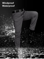 Pantalones De Hombre Para Invierno Impermeables Y Confortables Con Capucha Para Viajes Camping Senderismo Esquí Tácticos - details 4