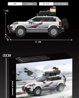 Bloques De Construcción De Vehículo Off-Road Para Ciudad 406 Piezas Juguete Educativo DIY Para Niños Regalos De Fiestas Y Navidad Modelo De Carrera De Coche Colección Decoración De Escritorio - details 8