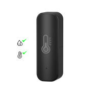 Sensor De Temperatura Y Humedad Inteligente ONENUO Tuya Compatible Con Alexa Monitorización Remota a Través De APP SmartLife Negro - details 11