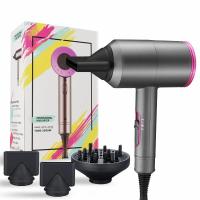 Secador De Pelo Profesional 2000W Con Fuerte Corriente De Aire Caliente Y Frío Iónico Para Salon Con Diffusor Y Broma Negativa - details 11
