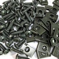 Clip De Metal Para Coche U-Tipo Herramienta De Tornillo Para Cubierta Del Motor Guardia De Salpicadura Parachoques Accesorios De Coche - details 1