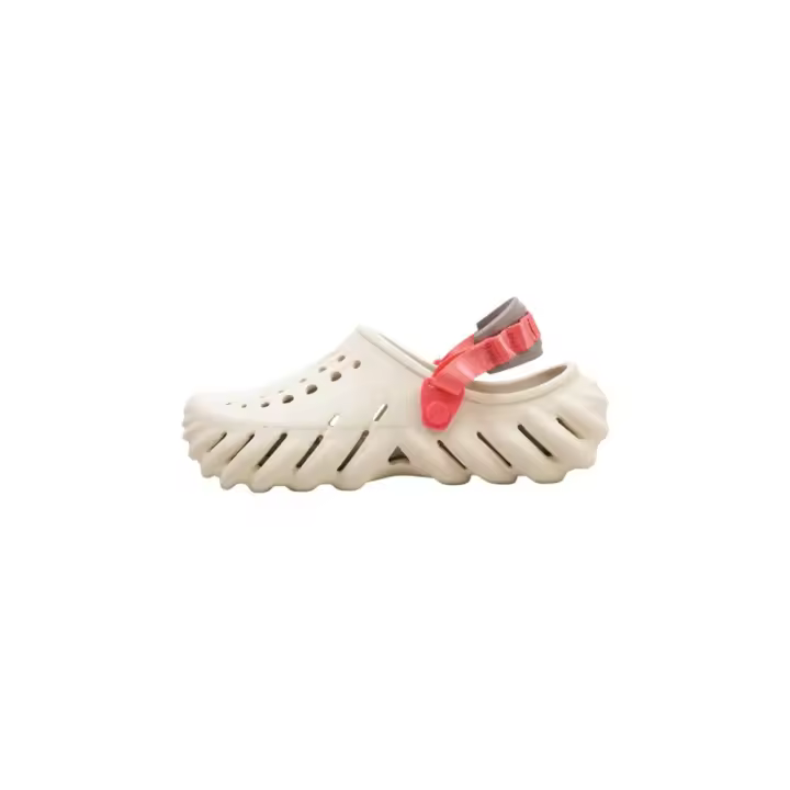 Crocs ECHO CLOG Zueco Plano Hombre Blanco - 1