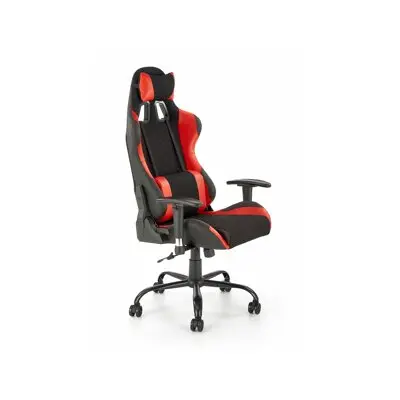 Silla de juego Houston 1431 , Muebles ES, Inclinación, Con ruedas, 69 x 127 x 62cm - 1