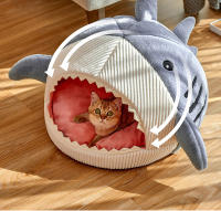 Cama De Gato Aislada Para Mascotas Portátiles Silla De Algodón Para Gatos Y Perros Cueva De Descanso Para Gatos Y Niños - details 1