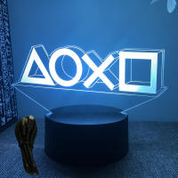 Lámpara De Noche LED NEON GAMER 3D Iluminación RGB Para Habitación De Juegos Decoración De Pared Luz De Mesa Personalizada Para Niños - details 38