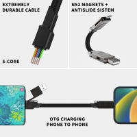 Llavero De Carga Rápida 100W 4-en-1 Tipo-C Portátil Para iPhone Samsung Con Cable De Datos 27W Llavero Explosivo - details 4