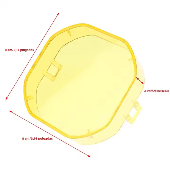 Cubierta De Lámpara De Trabajo LED Para 40W Pods Lente Protectora Antipolvo Amarilla Y Negra Para Faros De Conducción Y Neblina - 1