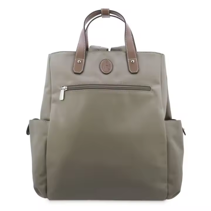 EL POTRO: MOCHILA/BOLSO UNISEX DE LONA/PIEL 3710-PARIS-TAUPE El Potro - 1