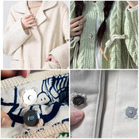10 Sets De Botones Magnéticos De Metal Con Diseño De Flor De Cerezo Para Manualidades Y Artesanía Cierres De Trapecio Para Bolsos Y Ropa Accesorios DIY - details 5