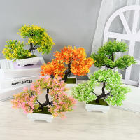 Pequeño Árbol Bonsái Artificial Verde En Maceta Flor Falsa Para Decoración De Habitaciones Casas Bodas Jardines Arreglo Ornamental - details 4