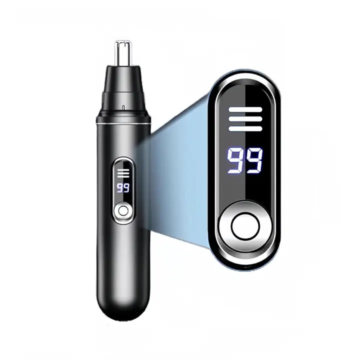 Cortapelos de Nariz Recargable, Cortadora de Nariz para Hombres y Mujeres, Quita Pelos resistant Agua USB Recargable, Cortadora de Nariz para Hombres y Mujeres, Depilación Facial, Hojas de Doble filo - 1