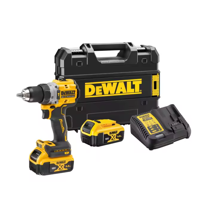Dewalt DCD805P2T-QW Taladro Percutor compacto sin escobillas XR 18V Li-Ion 5Ah - 1